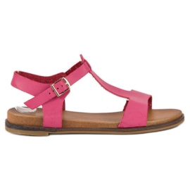 Licean Sandali rosa con fibbia