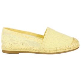 Seastar Espadrillas in pizzo giallo
