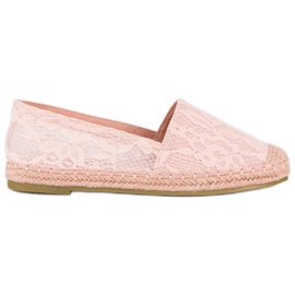 Seastar Espadrillas in pizzo rosa