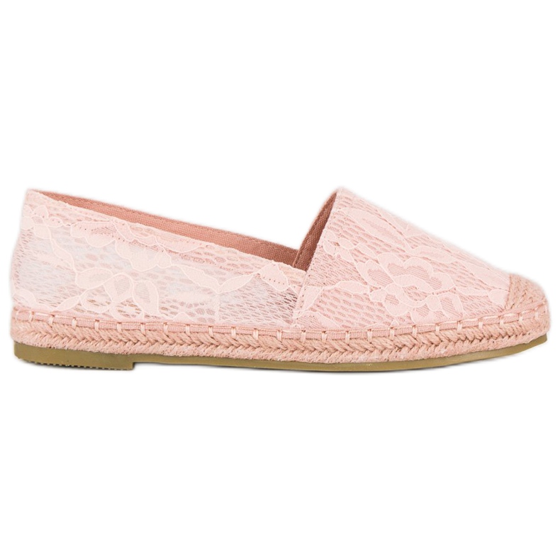 Seastar Espadrillas in pizzo rosa