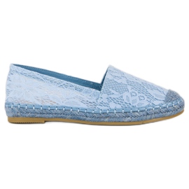 Seastar Espadrillas in pizzo blu