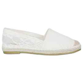 Seastar Espadrillas in pizzo bianco