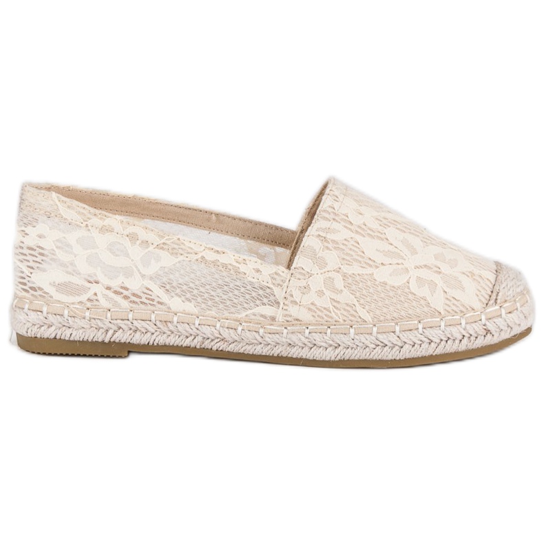 Seastar Espadrillas in pizzo beige