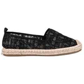 Seastar Espadrillas di pizzo nero