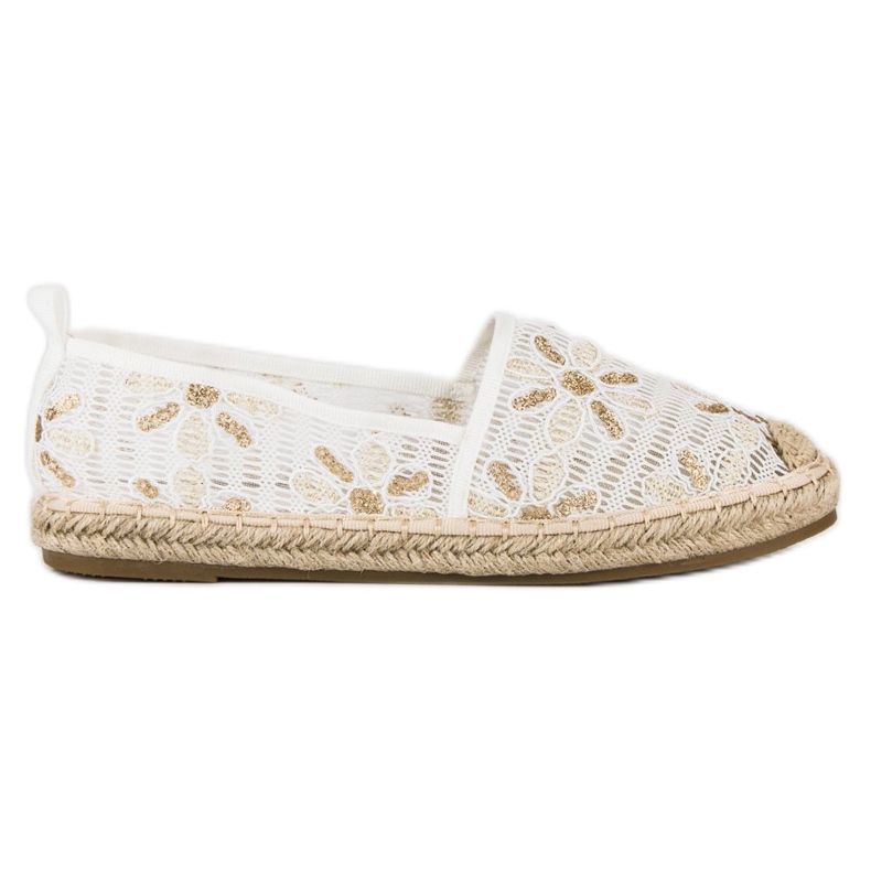 Seastar Espadrillas di pizzo bianca giallo
