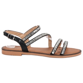 Girlhood Sandali neri alla moda nero