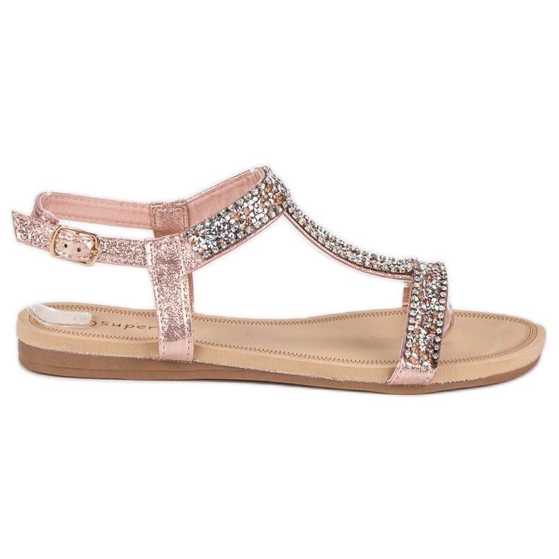 Super Me Sandali eleganti con fibbia rosa