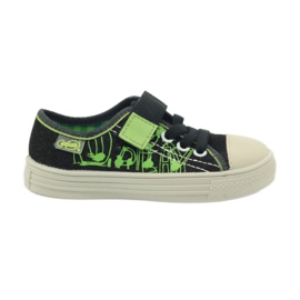 Sneakers Befado 429x005 nere nero verde