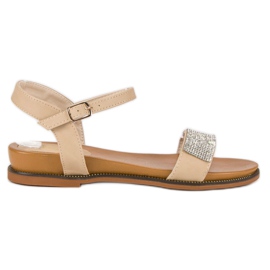 Renda Sandali casual piatti beige