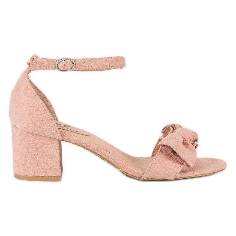 Top Shoes Sandali rosa con tacco alto
