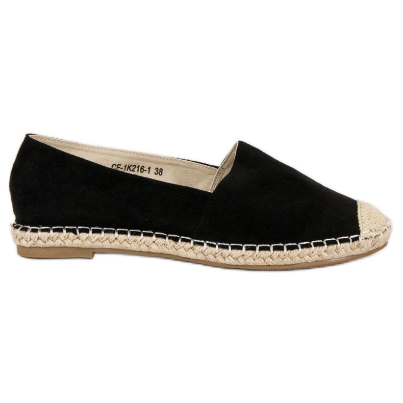 Best Shoes Espadrillas in camoscio nero