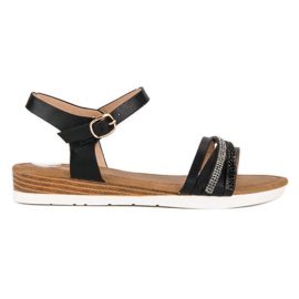 Primavera Sandali piatti casual nero