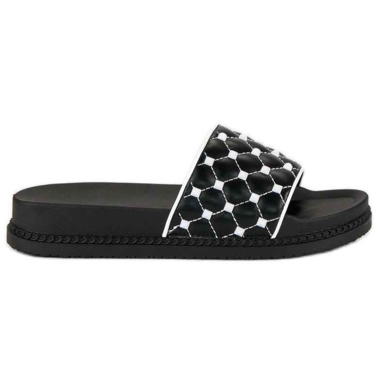 Ciabatte da donna alla moda nero