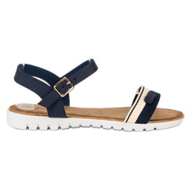 Top Shoes Sandali da donna casual blu navy
