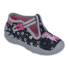 Scarpe per bambini Befado 110P328 nero grigio