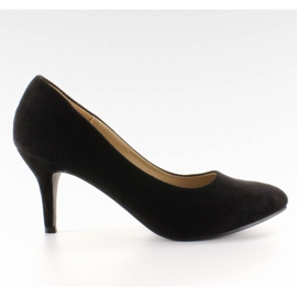 Décolleté M246 nere basse in camoscio nero