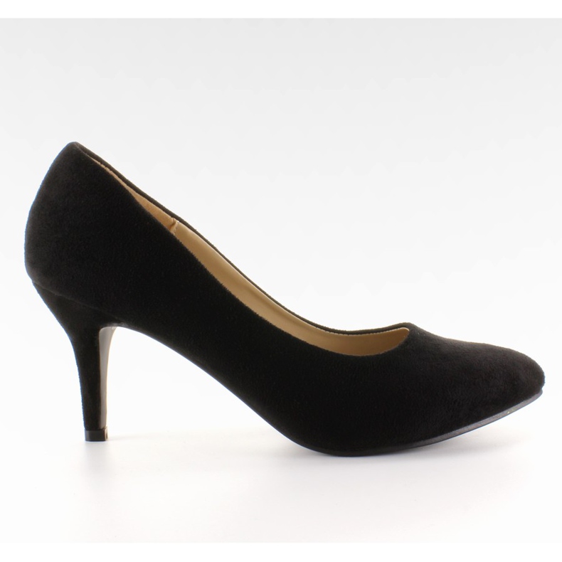 Décolleté M246 nere basse in camoscio nero