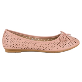 Diamantique Ballerine traforate rosa