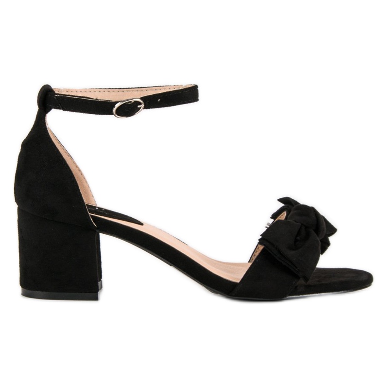 Top Shoes Sandali neri con tacco alto nero