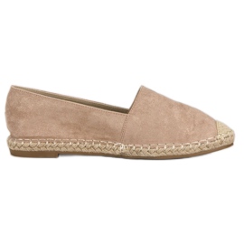 Best Shoes Espadrillas in camoscio beige