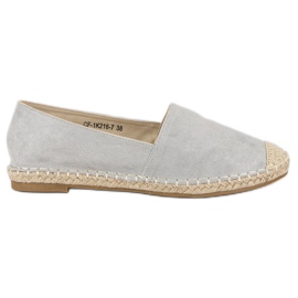 Best Shoes Espadrillas in camoscio grigio