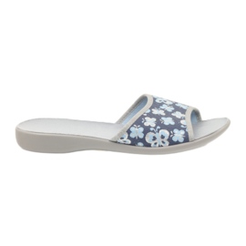 Ciabatte da donna Befado ciabatte 300D040 blu grigio blu navy