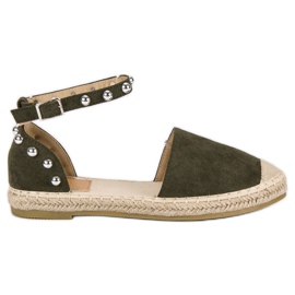 Bestelle Espadrillas verde scuro