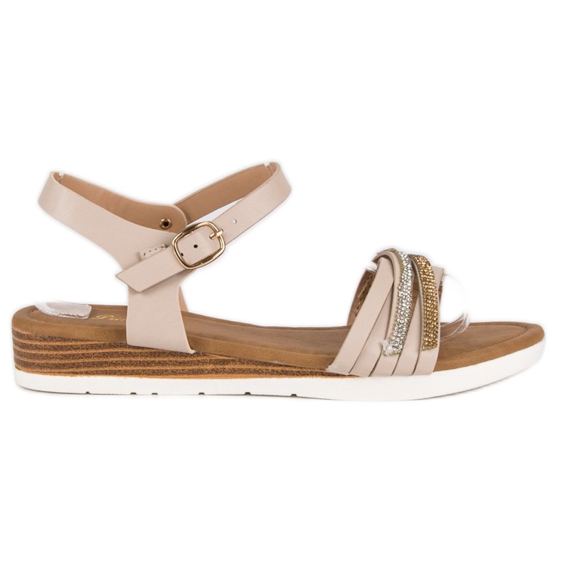 Primavera Sandali piatti casual marrone
