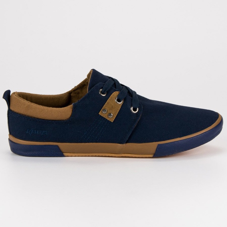 Scarpe da ginnastica blu scuro marrone blu navy