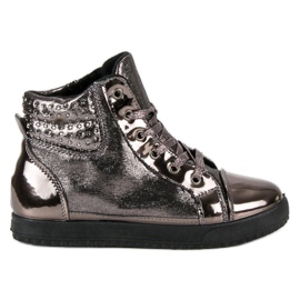 Scarpe da ginnastica allacciate marrone