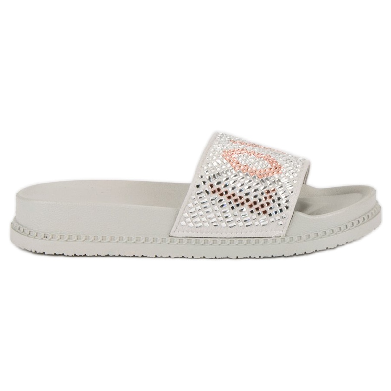 Eleganti pantofole d'amore grigio
