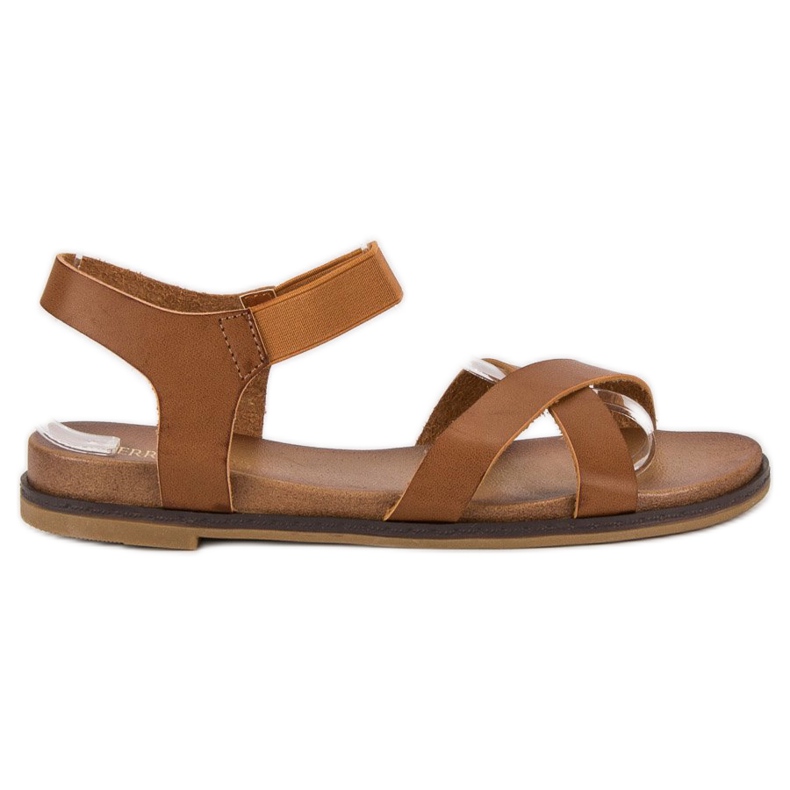 Sandali marroni da donna marrone