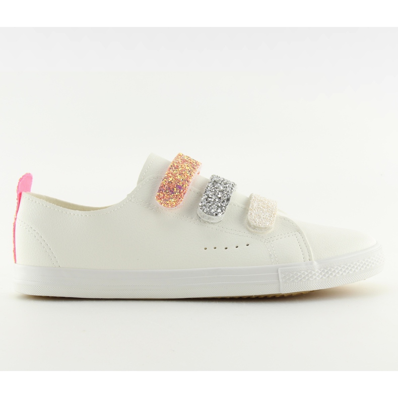 Sneakers da donna bianche BM1978 bianche bianca grigio giallo