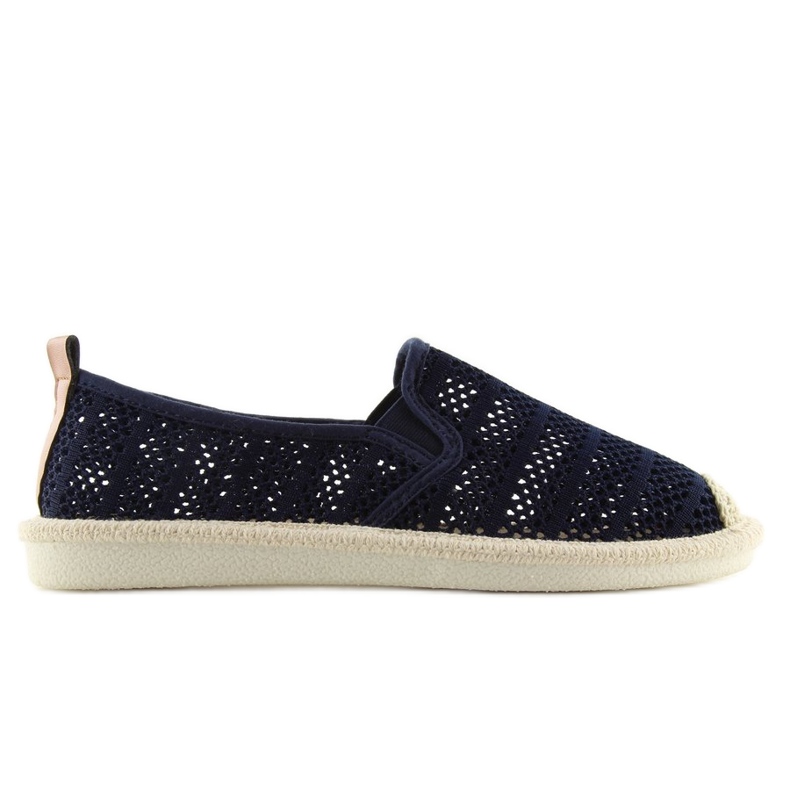 F01B Espadrillas in rete blu navy
