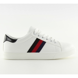 LV60 BIANCO / NERO scarpe sportive bianche bianca