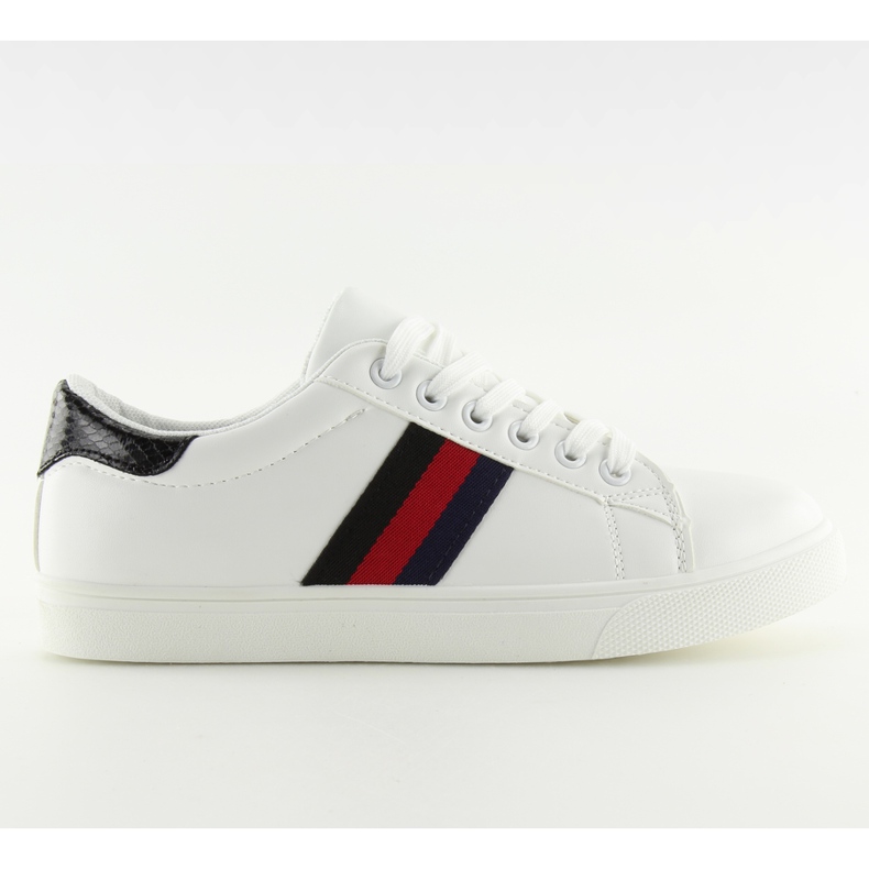 LV60 BIANCO / NERO scarpe sportive bianche bianca