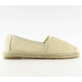 Espadrillas in rete beige MB-6461 Beige