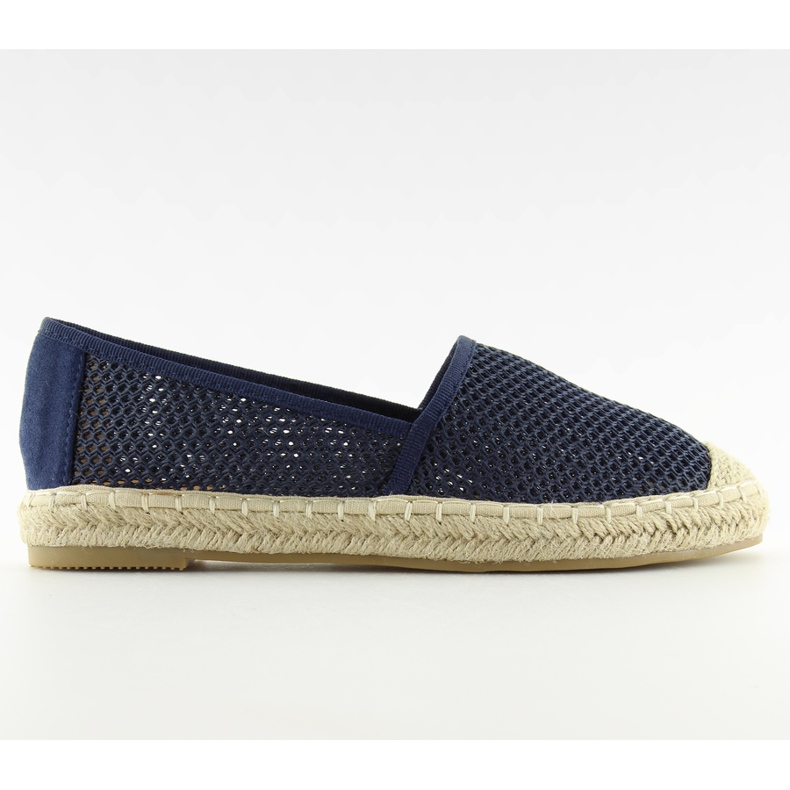 Espadrillas in rete blu navy MB-6461 Blu