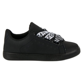 Scarpe da ginnastica nere alla moda nero