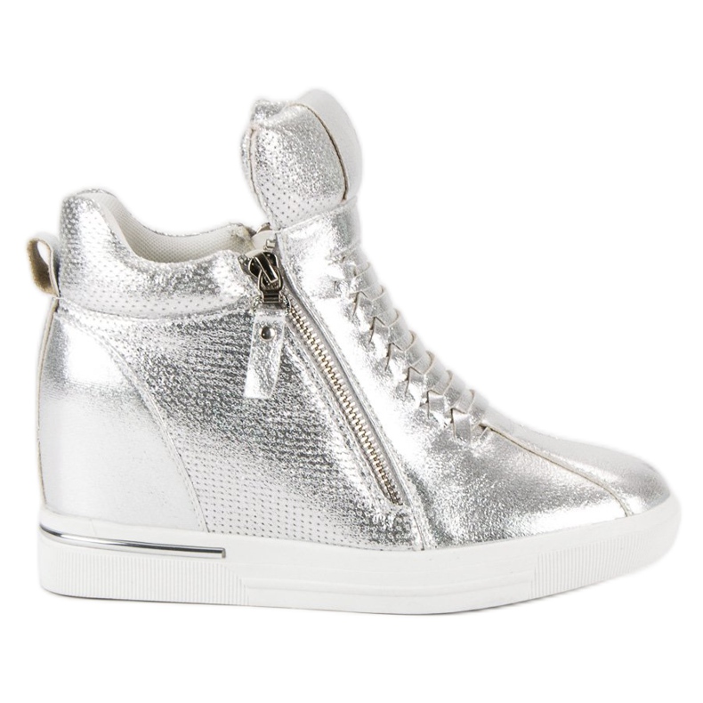 Sneakers argento grigio