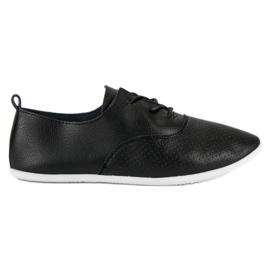 Sneakers nere con lacci nero