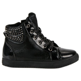 Scarpe da ginnastica allacciate nero