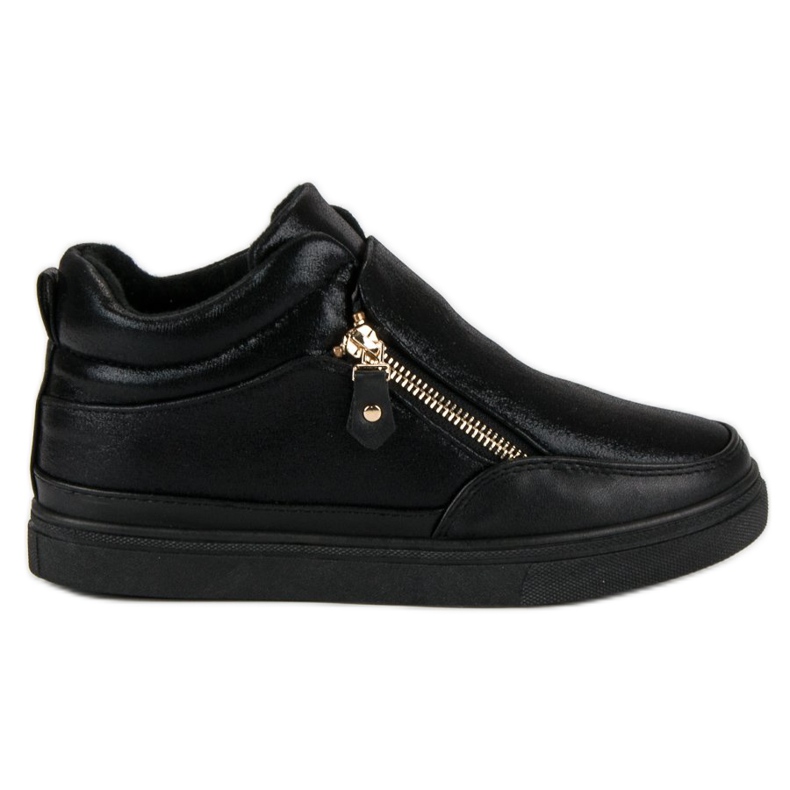 Lgm Sneakers nere con cerniera nero