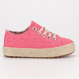 Kylie Scarpe da ginnastica per bambini Espadrillas rosa