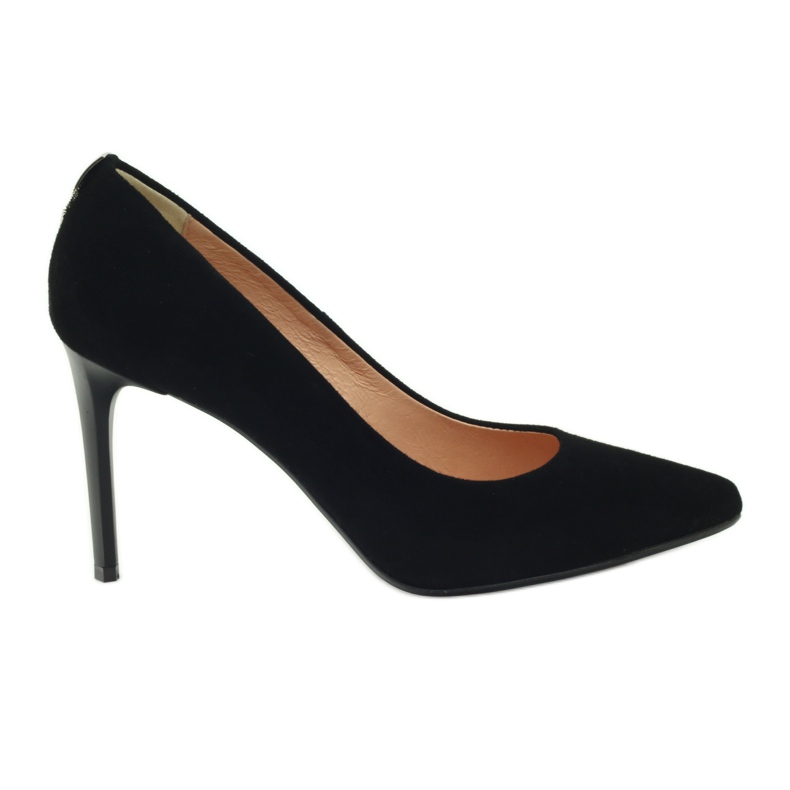 Espinto Pompe in pelle da donna su Szpilka 791 Nero