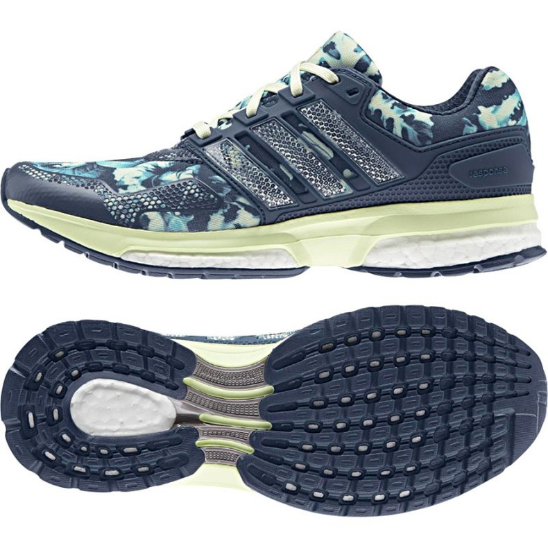Scarpe da corsa adidas Response 2 Graphic W blu