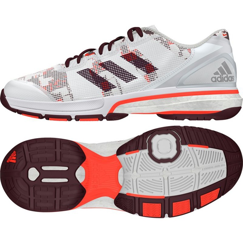 Scarpa da pallamano Adidas Stabil Boost bianca