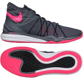 Scarpa da allenamento Nike Dual Fusion Tr Hit Mid W 852442-002 viola grigio