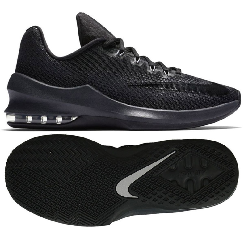 Scarpe da basket Nike Air Max Infuriate Low M 852457-001 nero nero