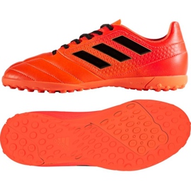 Le scarpe da calcio adidas Ace 17.4 Tf Jr. rosso